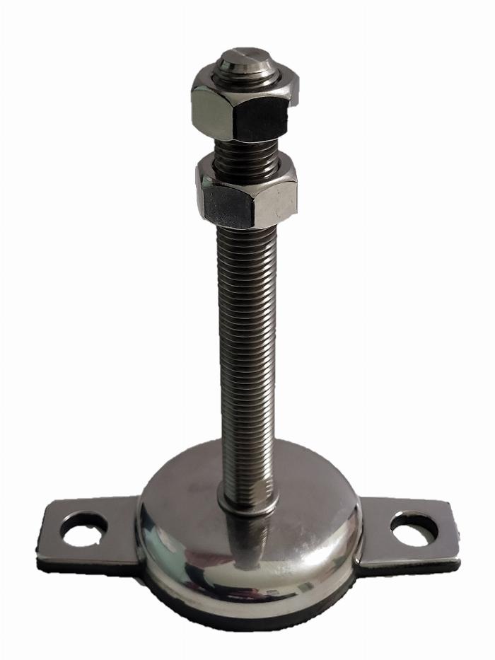 Adjustable feet with rubber Plastic Base