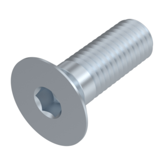Countersunk screw with hexagon socket according to DIN 7991