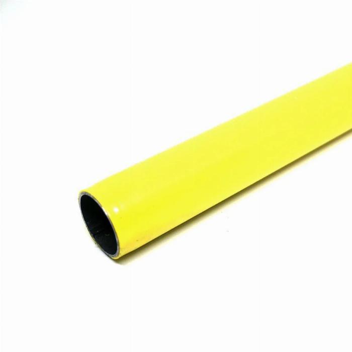 Circular tube steel Dia. 28x1mm yellow