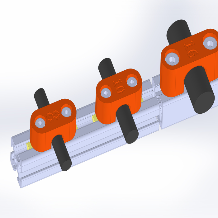 Wellenhalter - 3D Druck - Welle 8mm
