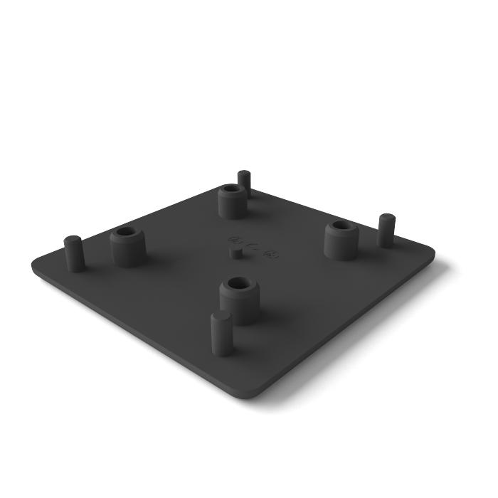 Profilabdeckkappen 90x90 leicht Nut 10