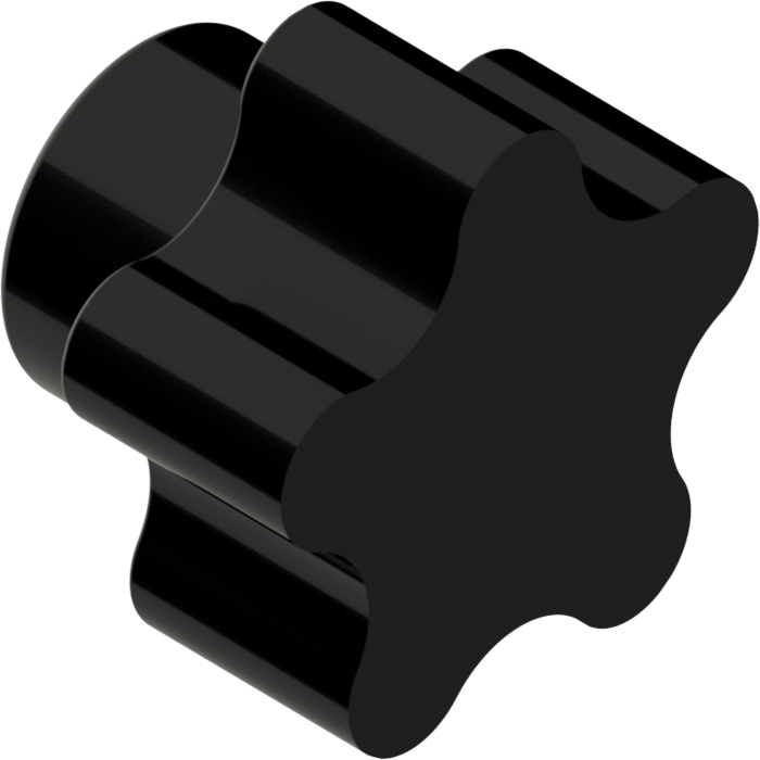 Sterngriff mit Innengewinde D25 M5