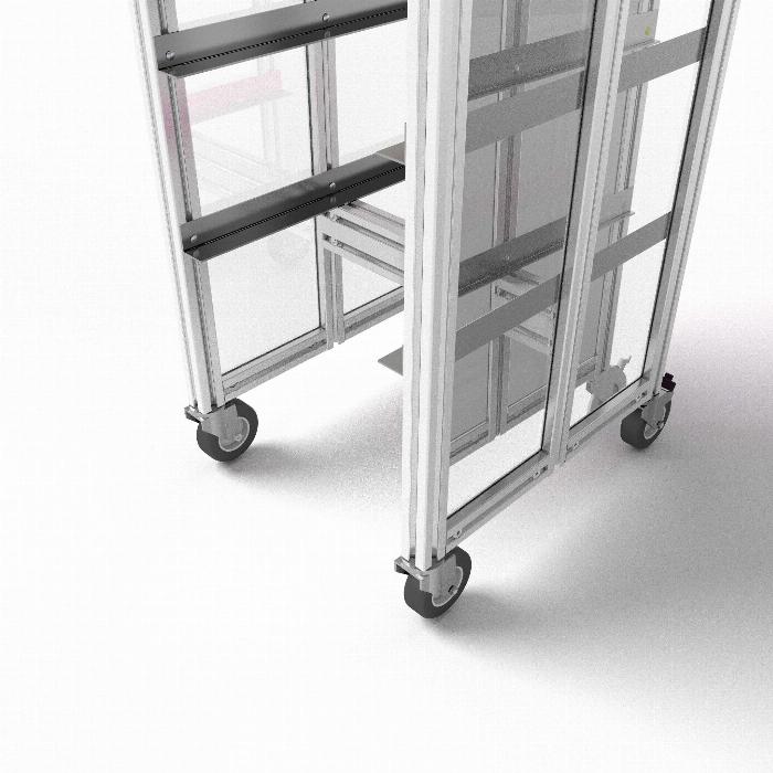 Configurable shelf system for your requirements. The boxes shown on the images are just for illustration, the kits don’t include them. 