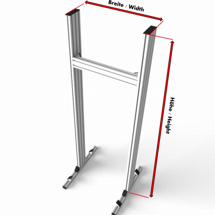 Mit diesem Konfigurator können Sie Ihren Simrig Monitorhalter individuell gestalten.