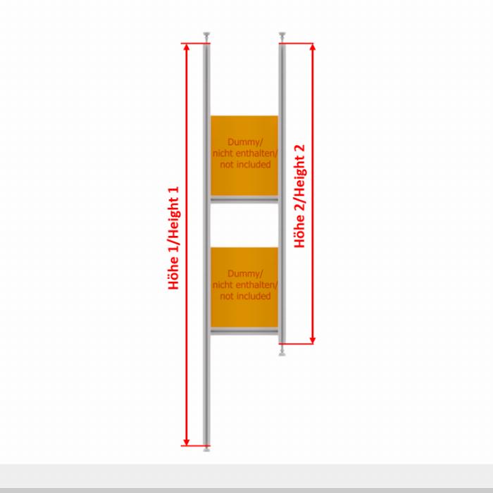 Double rear shelves for garage or any other use