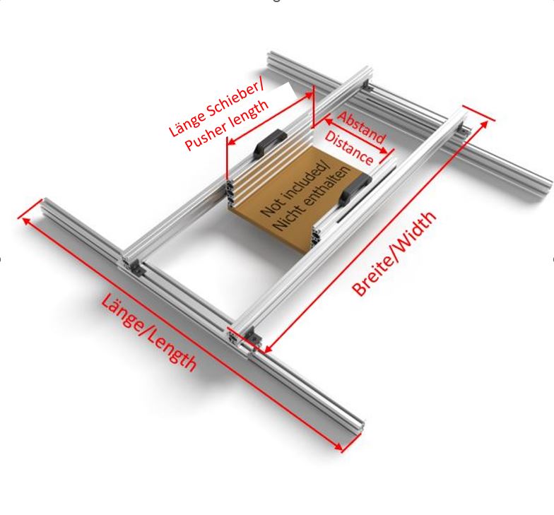 With our face milling device you can define the length of the profiles